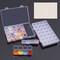 ARTDOT 28 Girds 2 Pack Diamond Painting Storage Containers Portable Bead Storage Container for Diamond Painting Accessories
